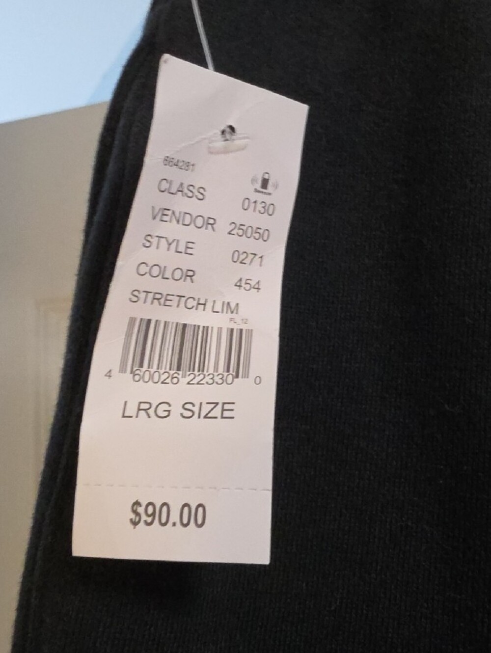 ESSENTIALS Fear of God Jet Black Men's Jogger Sweatpants - Picture 9 of 10